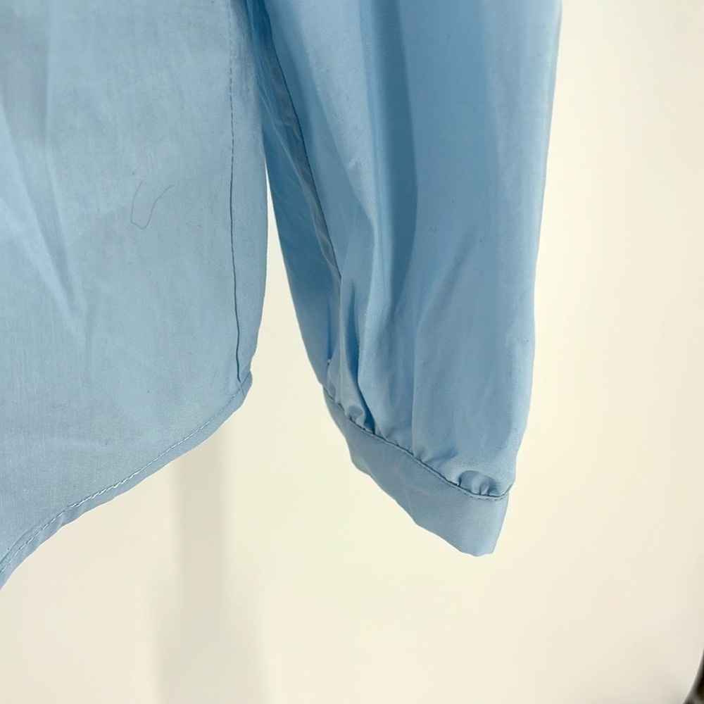 NWT 41 Hawthorn blue Henley blouse small petite - Picture 5 of 13